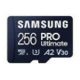 SAMSUNG Pro Ultimate microSD 256GB Memory Card UHS-I U3 FHD 4K UHD 200MB/s Read 130 MB/s Write for Smartphone Drone Incl SD Adapter