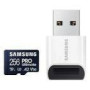 SAMSUNG Pro Ultimate microSD 256GB Memory Card UHS-I U3 FHD 4K UHD 200MB/s Read 130 MB/s Write for Smartphone Drone Incl USB-Reader