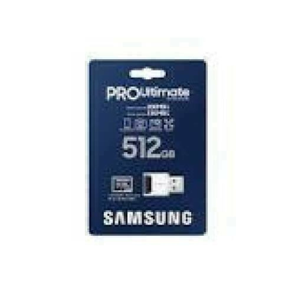 SAMSUNG Pro Ultimate microSD 512GB Memory Card UHS-I U3 FHD 4K UHD 200MB/s Read 130 MB/s Write for Smartphone Drone Incl USB-Reader