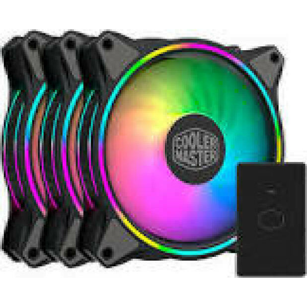 COOLER MASTER case/PSU fan MasterFan MF120 Halo ARGB