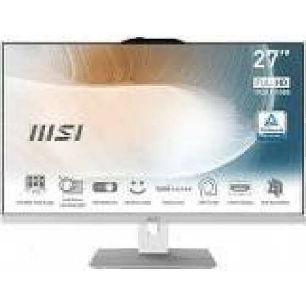 MSI Modern AM272P 12M-013EU Intel Core i7-1260P 27inch HD AG 2x8GB 512GB M.2 PCIe UMA 802.11 AX + BT 5.3 W11P White