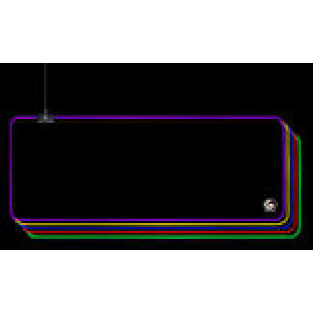 GEMBIRD MP-GAMELED-L Gaming mouse pad with LED light effect L-size 300x800mm