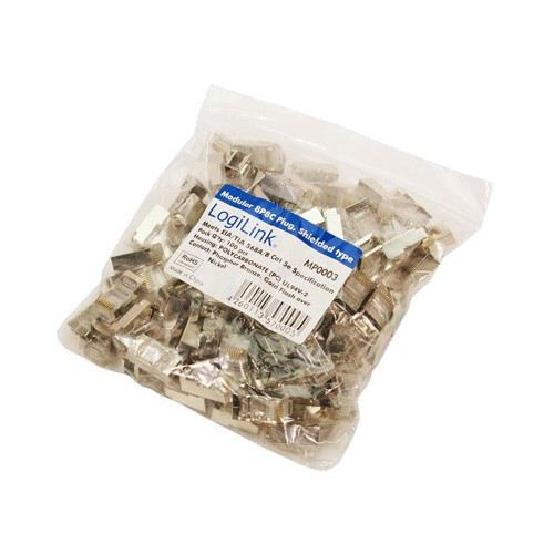 LOGILINK MP0003 Modular Plug CAT5e shielded 100 pcs