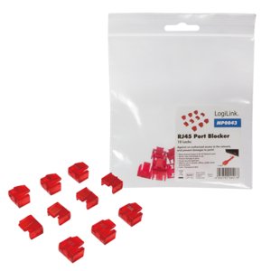 LOGILINK MP0043 RJ45 port blocker 10pcs