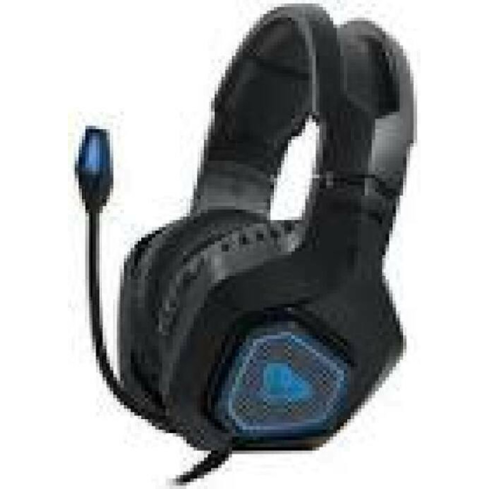 MEDIA-TECH COBRA PRO YETI MT3599 Big gaming headphones with microphone. Auto-fitting soft leather ear-cups cushions. Light illuminat