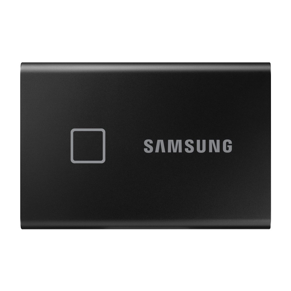 SAMSUNG Portable SSD T7 Touch 2TB external USB 3.2 Gen.2 metallic black