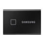SAMSUNG Portable SSD T7 Touch 2TB external USB 3.2 Gen.2 metallic black