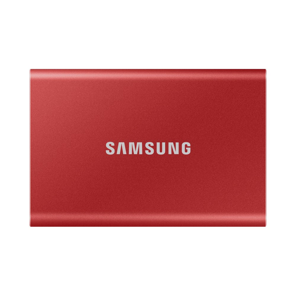SAMSUNG Portable SSD T7 2TB external USB 3.2 Gen 2 metallic red