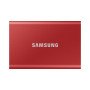 SAMSUNG Portable SSD T7 2TB external USB 3.2 Gen 2 metallic red