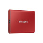SAMSUNG Portable SSD T7 2TB external USB 3.2 Gen 2 metallic red