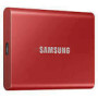 SAMSUNG Portable SSD T7 500GB external USB 3.2 Gen 2 metallic red
