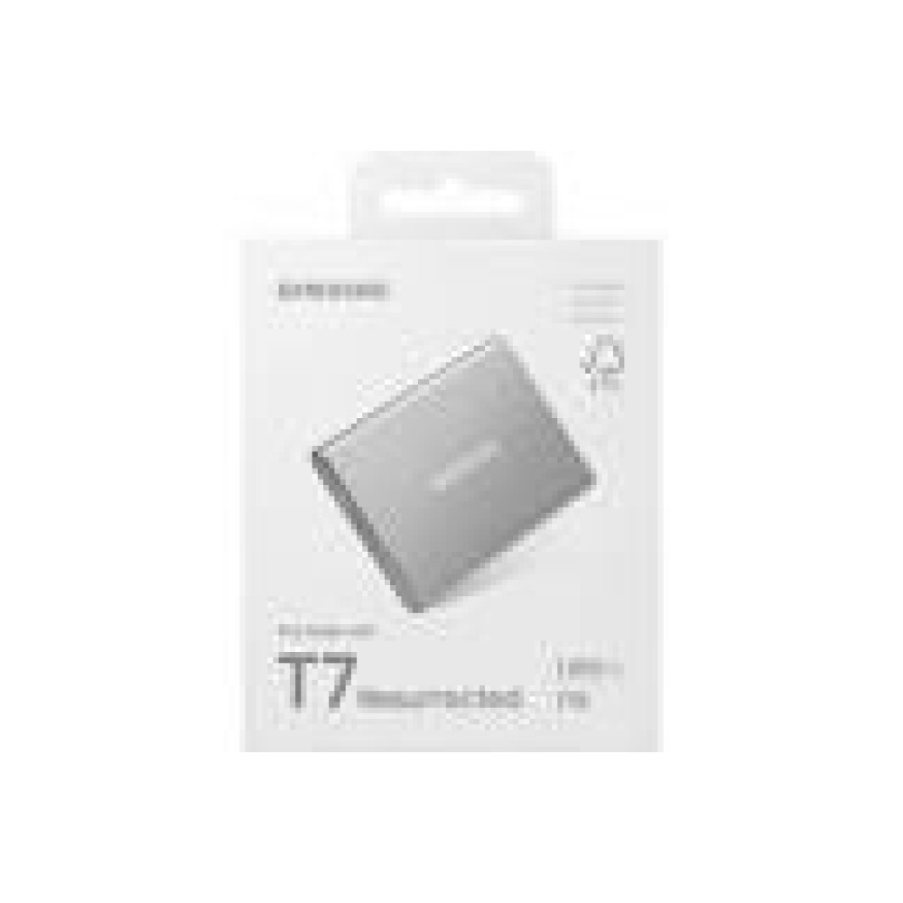 SAMSUNG Portable SSD T7 Resurrected 1TB up to 1.050 MB/s read+ 1.000 MB/s write Portable Solid State Drive