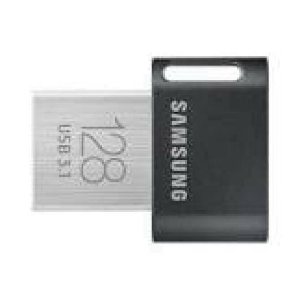 SAMSUNG FIT Plus USB flash drive type-A 128GB 400 MB/s read 110 MB/s write resistant USB 3.1 flash drive with key ring Gray