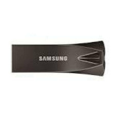 SAMSUNG BAR Plus USB flash drive Type-A 128GB 400 MB/s read 110 MB/s write resistant USB 3.1 Titan Gray with key ring