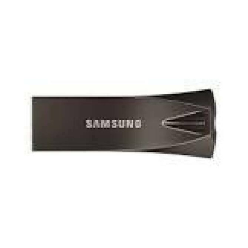 SAMSUNG BAR Plus USB flash drive Type-A 64GB 300 MB/s read 110 MB/s write resistant USB 3.1 Titan Gray with key ring