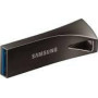 SAMSUNG BAR Plus USB flash drive Type-A 64GB 300 MB/s read 110 MB/s write resistant USB 3.1 Titan Gray with key ring