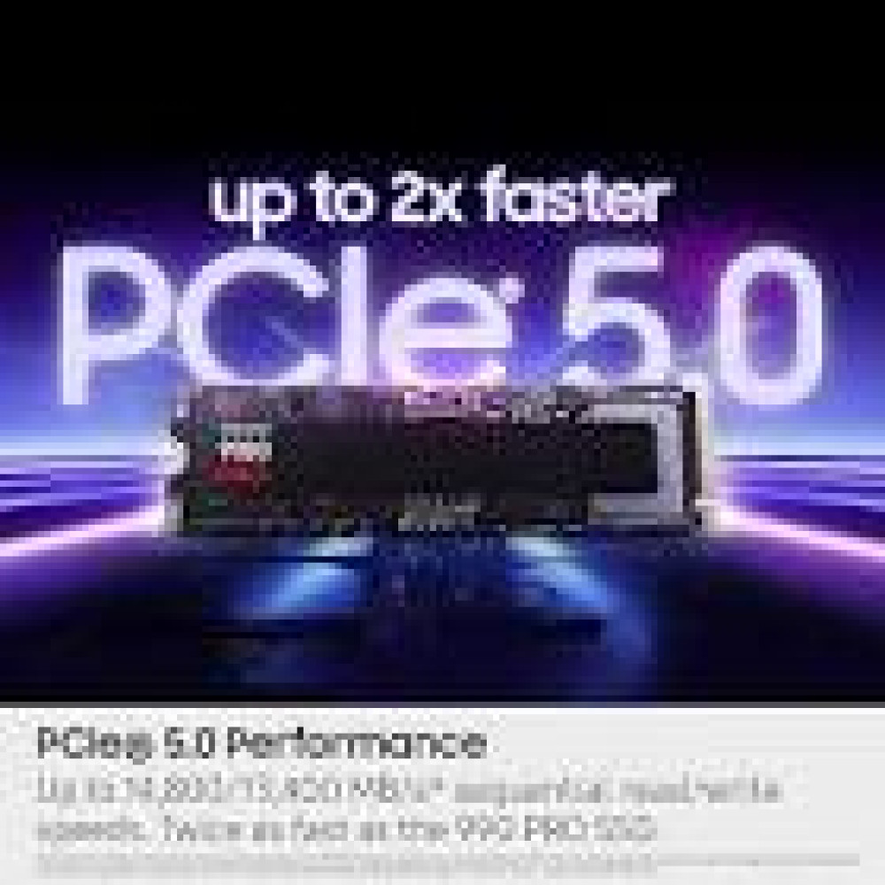 SAMSUNG 9100 PRO SSD NVMe M.2 2TB PCIe 5.0 14.800 MB/s Read 13.400 MB/s Write Internal SSD for Gaming and video editing Black