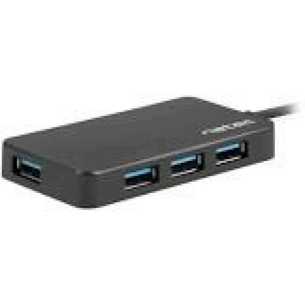 NATEC NHU-1342 Hub USB 3.0 Moth 4-ports Black