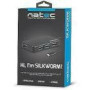 NATEC NHU-1343 Hub USB 3.0 Moth 4-ports Black USB-C
