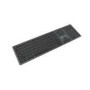NATEC Dolphin wireless keyboard BT+2.4GHz slim x-scissors aluminium