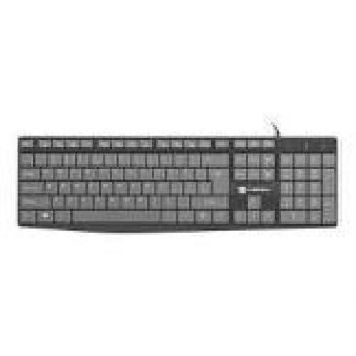 NATEC Keyboard Nautilus US slim black