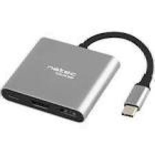 NATEC multi port Fowler USB-C pd. USB 3.0. HDMI 4K