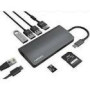 NATEC Multiport Fowler 2 USB-C PD dock 3X USB 3.0 HDMI 4K RJ45 USB-C SD MICRO SD