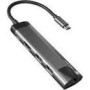 NATEC Multiport Fowler Go USB-C -> Hub USB 3.0 x2 HDMI 4K USB-C PD RJ45
