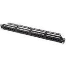 LOGILINK NP0004A - CAT6 Patch Panel 19 24-Port unshielded RAL 9005