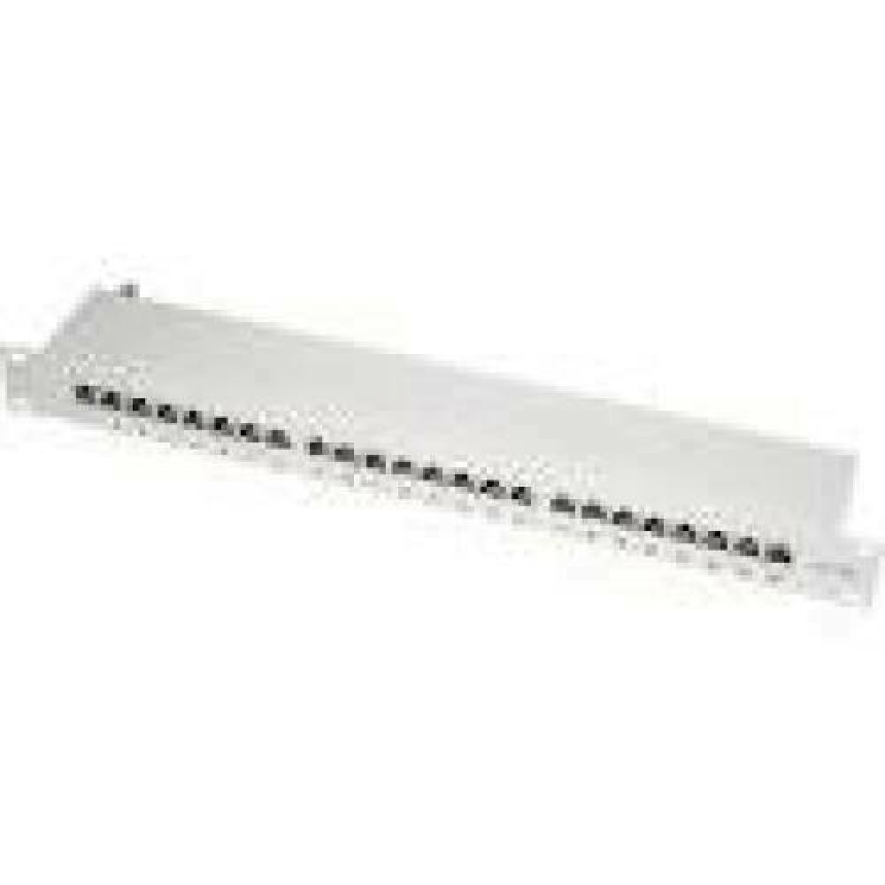 LOGILINK NP0060 LOGILINK-  Patch Panel 19-mounting Cat.6A STP 24 ports, grey