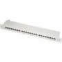 LOGILINK NP0060- Patch Panel 19-mounting Cat.6A STP 24 ports grey