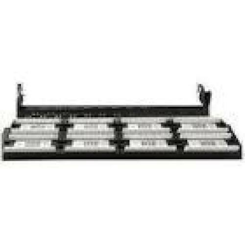 GEMBIRD NPP-C548CM-001 19 patch panel 48 port 2U cat.5e with rear cable management black