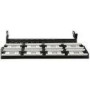 GEMBIRD NPP-C548CM-001 19 patch panel 48 port 2U cat.5e with rear cable management black
