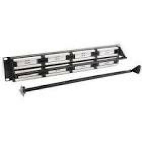 GEMBIRD NPP-C648CM-001 19 patch panel 48 port 2U cat.6 with rear cable management black