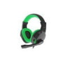 NATEC NSG-1435 GENESIS Gaming headset ARGON 100 Stereo Black-Green