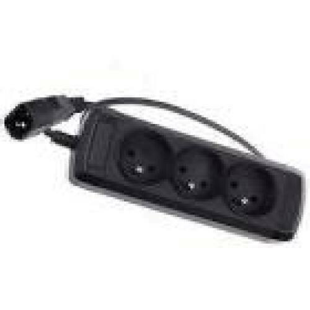 NATEC NSP-0517 Power Strip 3 SOCKETS for UPS System IEC CONNECTOR 0.6m black