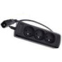 NATEC NSP-0517 Power Strip 3 SOCKETS for UPS System IEC CONNECTOR 0.6m black