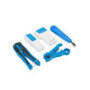 LANBERG NT-0302 Tool kit with RJ45/11 cable tester crimping stripping and LSA-ins.