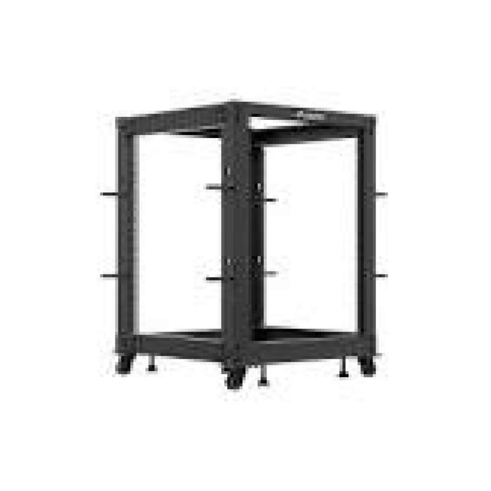 LANBERG Open rack 19inch 15U 600x600-1100 adjustable black