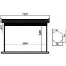 OVERMAX Semi Automatic Screen 100 overhead screen for projector