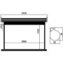 OVERMAX Semi Automatic Screen 100 overhead screen for projector