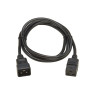 EATON TRIPPLITE Power extension cable IEC 60320 C19 to IEC 60320 C20 AC 250V 16 A 2m Black Europe