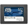 PATRIOT P220 SATA 3 512GB SSD 550/500MB/s