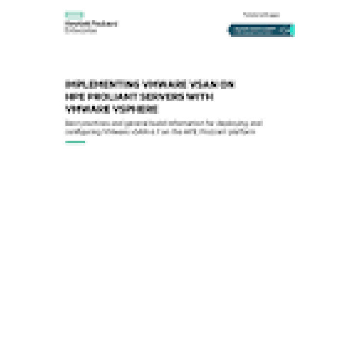 HPE VMware vSAN Advanced 1 Processor 1yr E-LTU