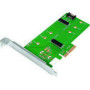 LOGILINK PC0083 Dual M.2 PCIe adapter for SATA and PCIe SATA SSD
