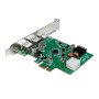 LOGILINK PC0090 PCI Express Card USB 3.2 Gen1x1 1x USB-C PD 3.0 and 2x USB 3.0