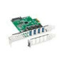 LANBERG extension card PCI Express > 4 x USB 3.1 GEN1 + low profile bracket