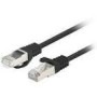 LANBERG Patchcord Cat.6 FTP 3m black 10-pack