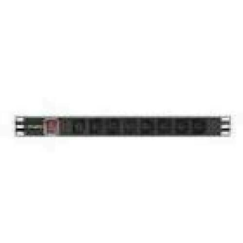 LANBERG power distribution unit PDU 19 1U 16A 8x IEC C13 sockets 2m black C20