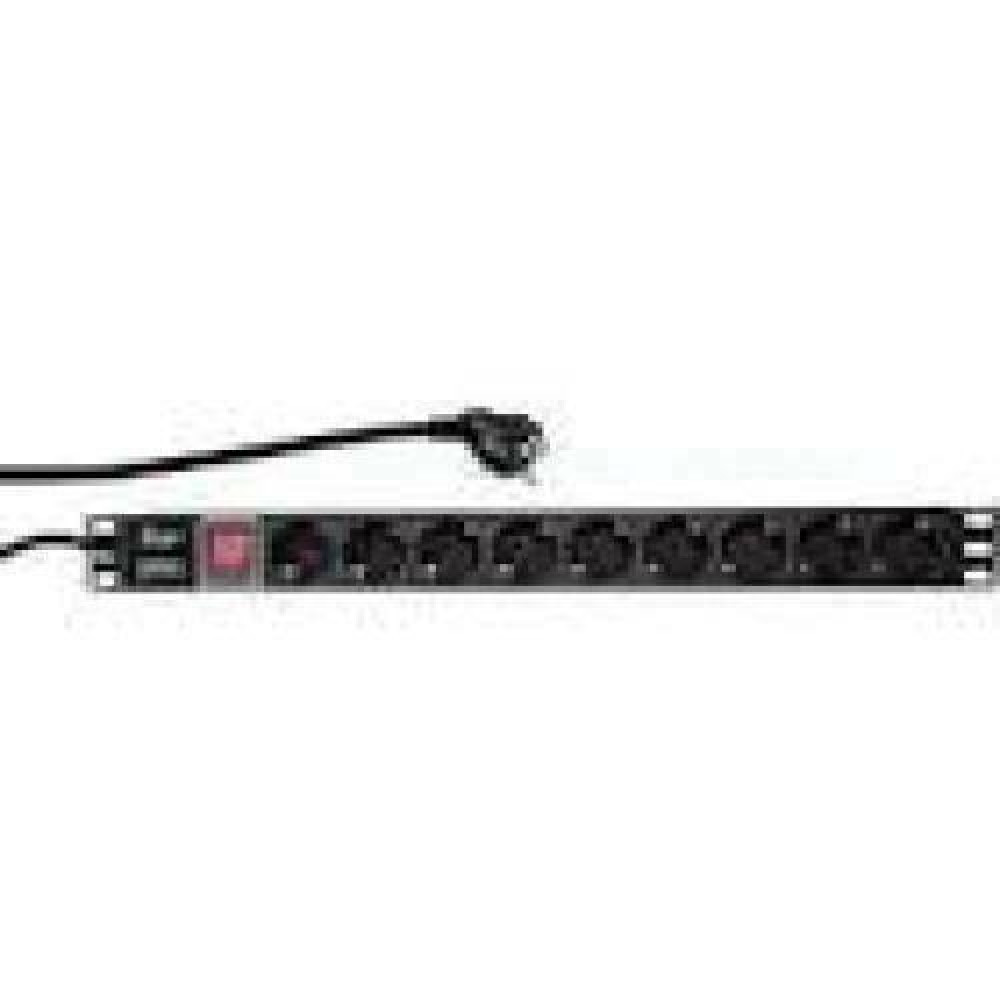LOGILINK PDU9C02 - 19 power distribution unit with 9 sockets DIN49440